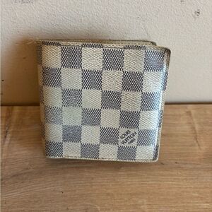 Authentic Louis Vuitton damier azur wallet